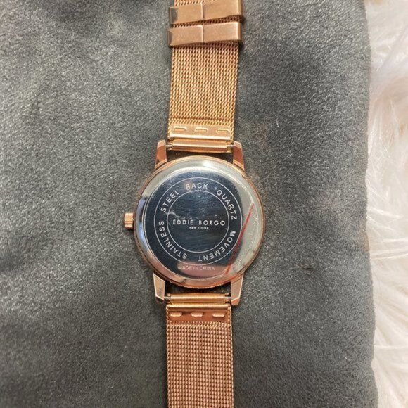 Eddie Borgo Rose Gold Quartz Watch With Box - Picture 2 of 5